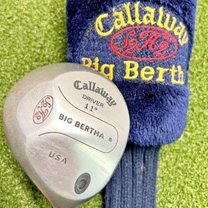 Callaway Big Bertha 11* Driver Aldila RCH 60 Regular Graphite / NEW GRIP /sa8431