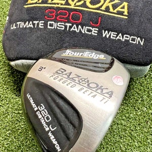 Tour Edge Bazooka 320J Titanium 8* Driver / RXi Stiff Graphite NEW GRIP / sa8434