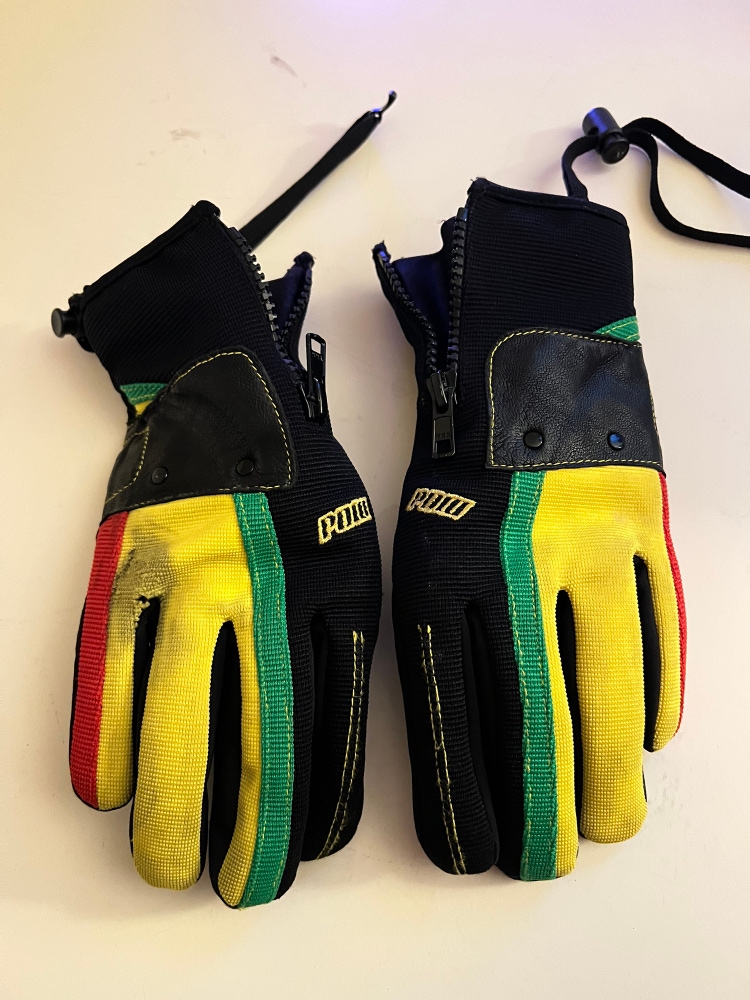 Pow Barker ski Gloves Rasta 40 grams of 3M™ Thinsulate™ insulation water-proof