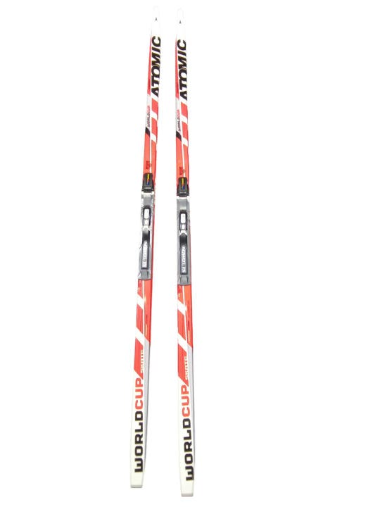 Used Atomic World Cup 174 Cm Men's Cross Country Ski Combo