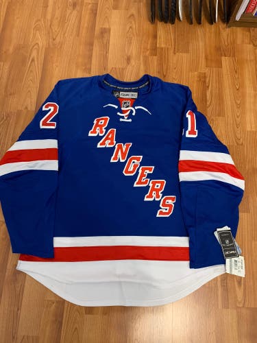 NWT Authentic New York Rangers Jersey (54) Reebok Edge 1.0