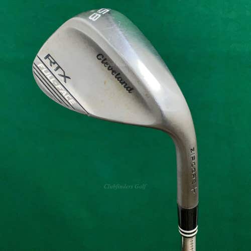 Cleveland RTX Zipcore Full Face Raw 58-9 58° Wedge DG Tour Issue Spinner Stiff