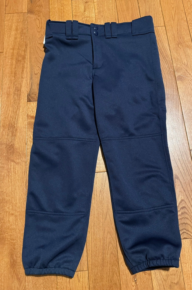 New Navy Blue Mizuno Game Pants (Size: Small)