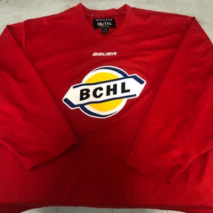 NEW BCHL XXL red practice jersey  #21