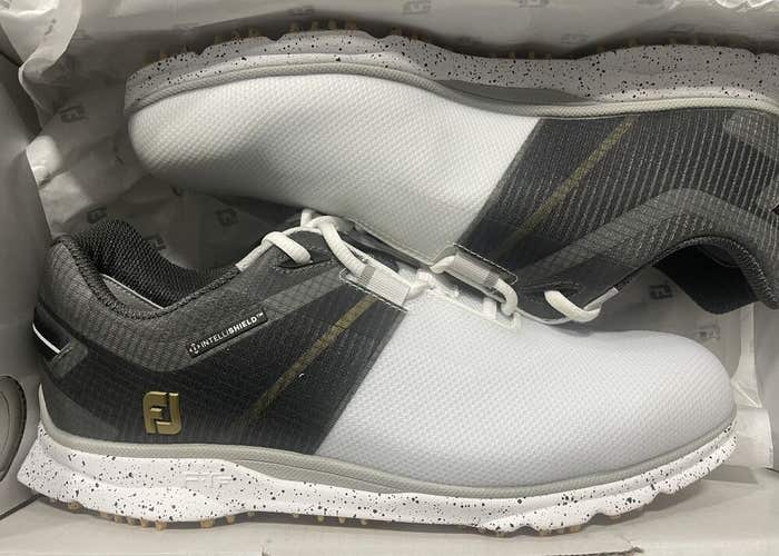 FootJoy Pro SL Sport Golf Shoes White/Multi/Black Size 9.5 BRAND NEW