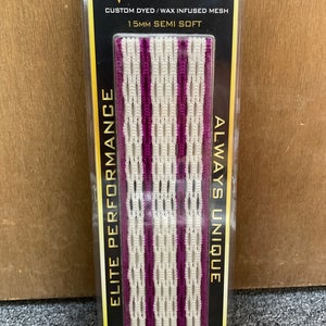 New Mogul Mesh Hand Dyed And Waxed 15mm Soft Mesh, Purple Striker