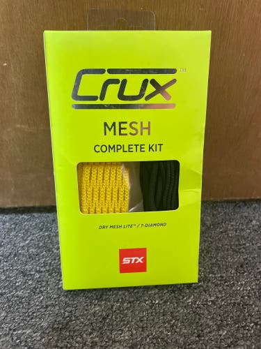 Stx crux mesh complete kit ,yellow,black