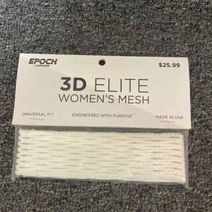 Epoch 3D elite womens mesh for the purpose head , white