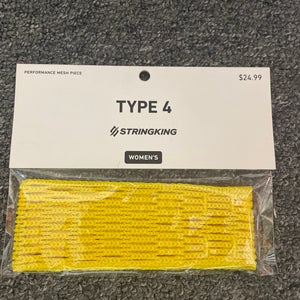 Stringking type 4 womens mesh in yellow