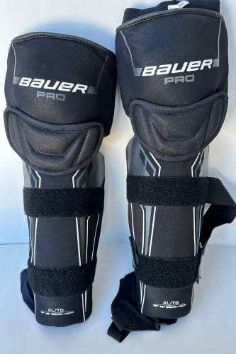NEW Bauer Referee Bauer Official's Shin Guards SIZE XL 16”