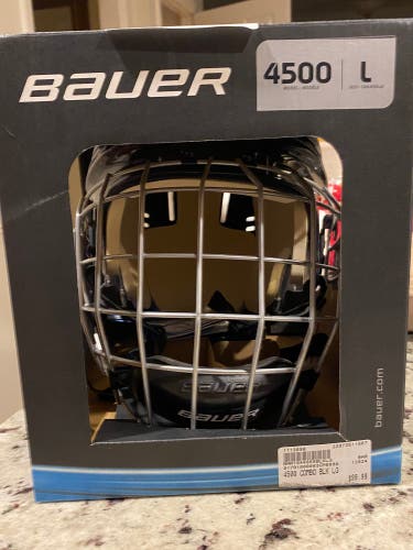 New Senior Large Bauer 4500 Helmet Black