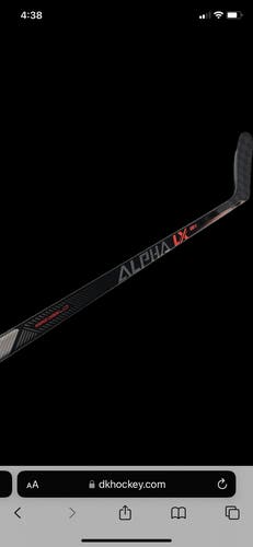 New Left Hand P92/Pro MacKinnon Curve Pro Stock Alpha LX Pro (Red Edition) Hockey Stick