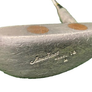 Acushnet Model 18 M Putter RH Steel 34.5 In. Good Leather Grip Rare Vintage Club