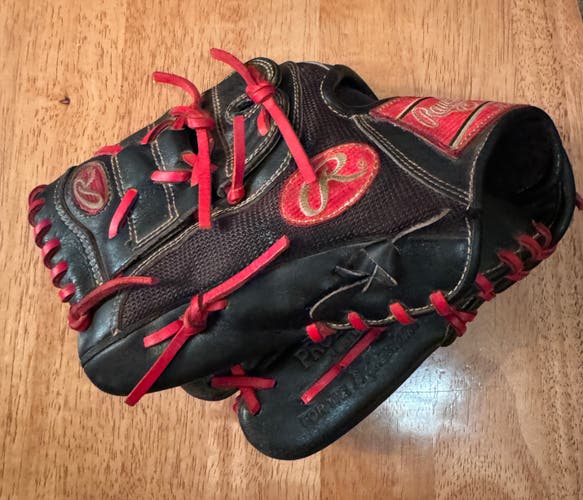 Used Left Hand Throw Rawlings Heart of the Hide Baseball Glove 11.75"