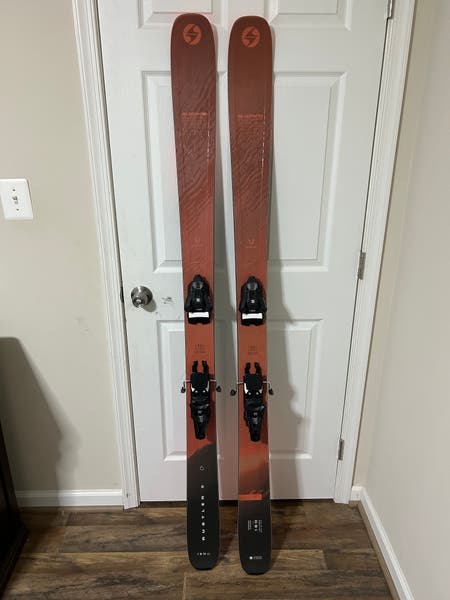 Blizzard Rustler 9 Skis 180 W/Salomon Strive 14 Bindings, NEW 2024