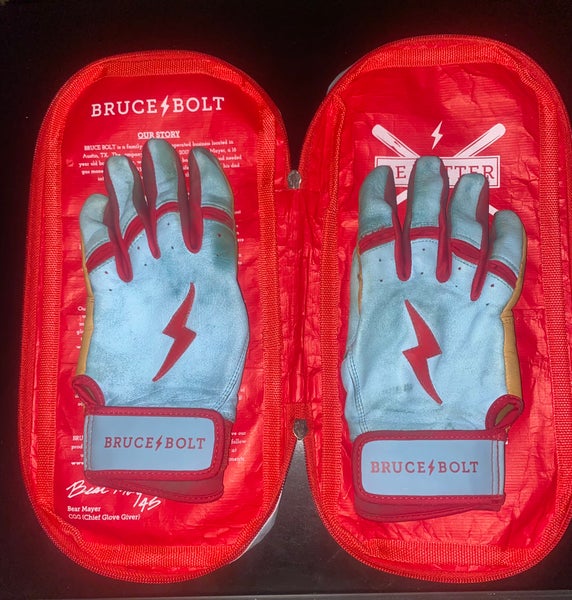 Bruce Bolt Batting Gloves Size Small