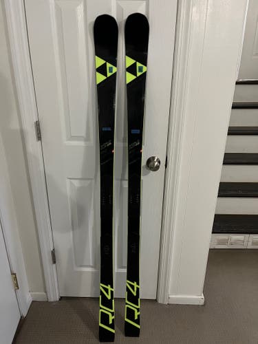 Used 2020 Fischer RC4 WC Jr. GS Curv Booster Skis, 160cm, $95 or best offer