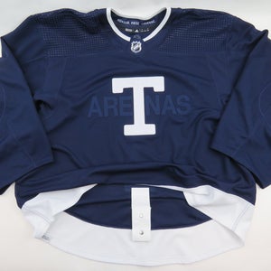 Adidas Toronto Maple Leafs ARENAS Team Issued Authentic NHL Hockey Game Jersey 58 GOALIE