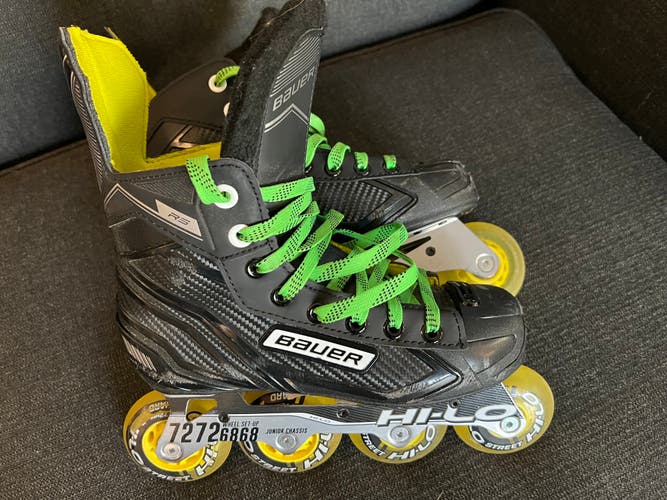 Used Bauer RS Inline Skates Regular Width Size 3