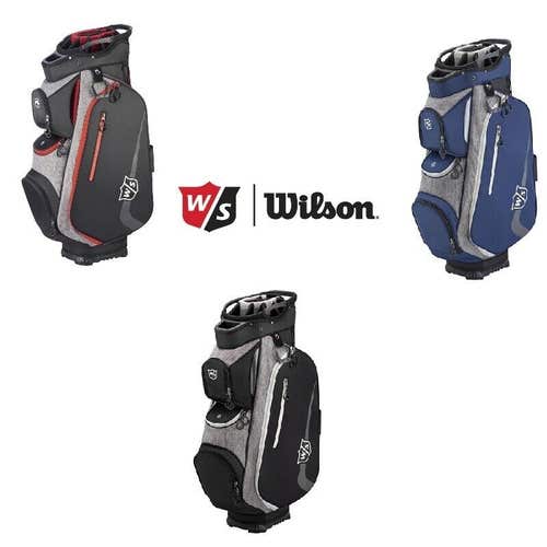 Wilson Staff Xtra Cart Bag - 14-Way + Putter Well Golf Bag - Wilson Staff Dealer