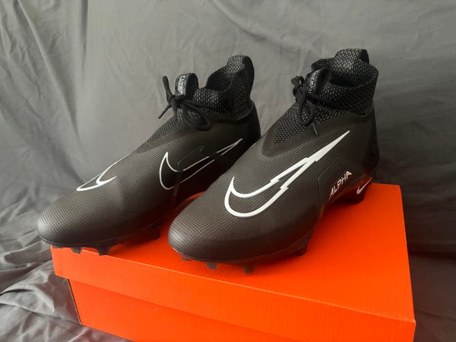 Men's New Black Nike Alpha Menace Elite 3