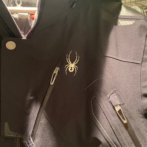 Black New Men's Large Spyder Jacket