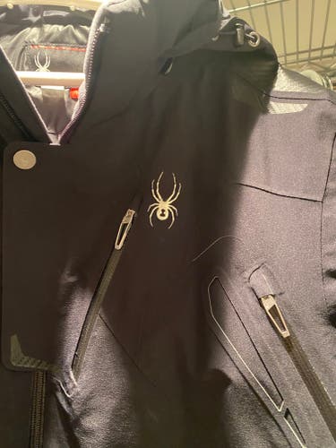 Black New Men's Large Spyder Jacket