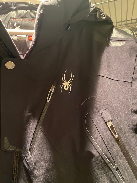 Black New Men's Large Spyder Jacket | SidelineSwap