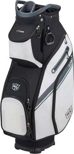 Wilson Staff EXO II Golf Cart Bags - WHITE / BLACK / GRAY - 14-Way - MSRP $240