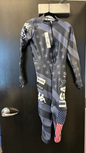 2023 U.S. Ski Team Men's New Large Padded GS Suit FIS Legal