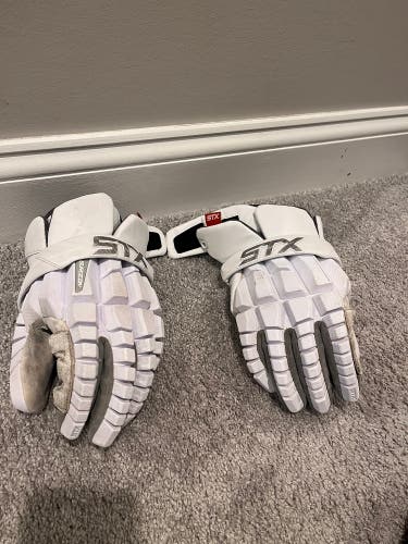 Used  STX Large Surgeon RZR Lacrosse Gloves