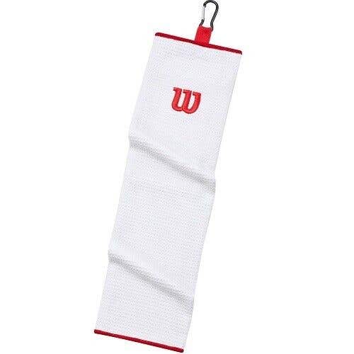 Wilson Staff Microfiber Golf Towel - 16" x 21" - White Waffle
