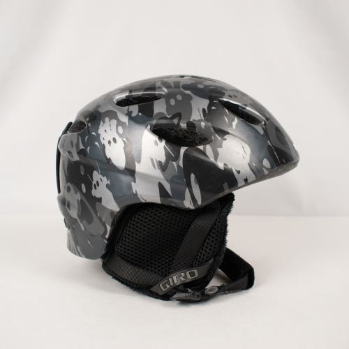 Giro G9 Helmet Used Kid's Small Grey Alien Camo