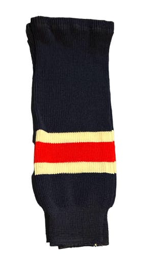 Red white blue hockey socks