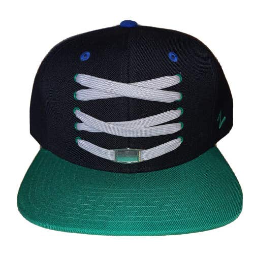 Lacer Headwear Brazil Ordem E Progresso Shield Flat Brim Hat - ***SAMPLE*** RARE