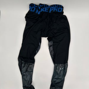 New Blue XL Nike Pro Combat Base Layer Compression Legging