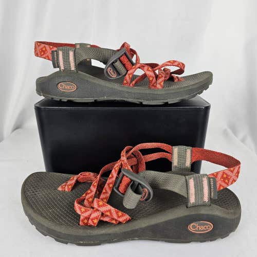 Chaco Z Cloud X2 Sandals Womens Size 8 Hiking Strappy Shoes Black Red Outdoors