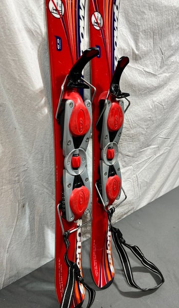 Salomon Snowblade 90cm 100-80-90 Twin-Tip Trick Skis +Adjustable