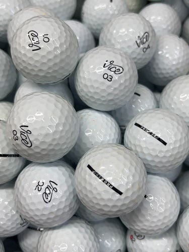12 Vice Pro Zero Premium AAA Used Golf Balls