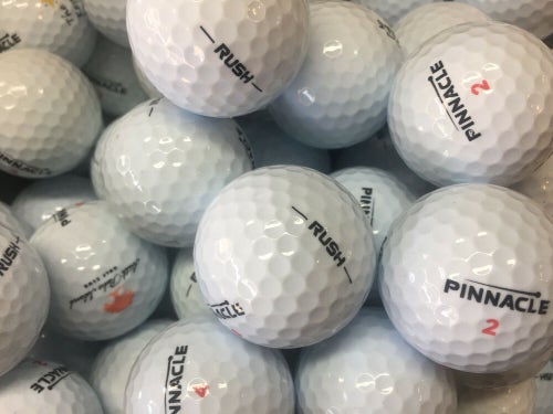 100 Pinnacle Rush Near Mint AAAA Used Golf Balls