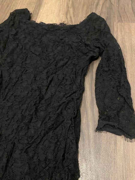 Diane Von Furstenberg Women’s Size 4 Black Zarita Dress New