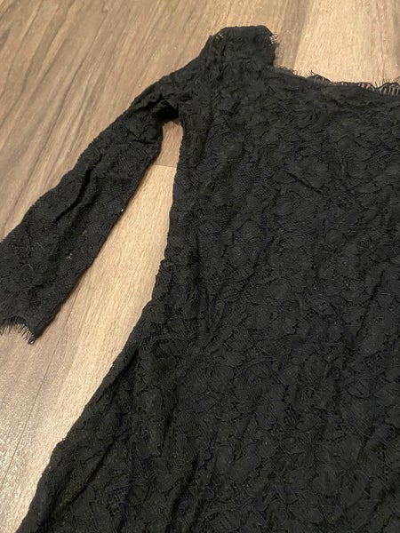 Diane Von Furstenberg Women’s Size 4 Black Zarita Dress New