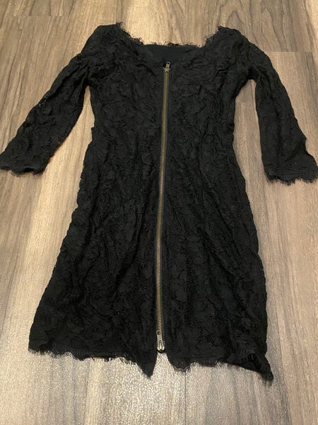 Diane Von Furstenberg Women’s Size 4 Black Zarita Dress New