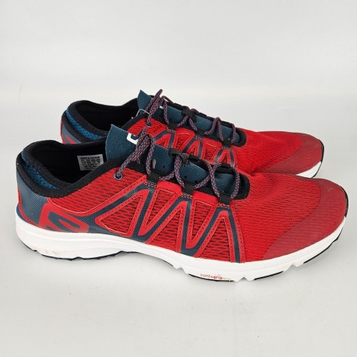 Salomon Crossamphibian Swift 2 Trail Running Shoes Red Blue 394711 Men Size 12
