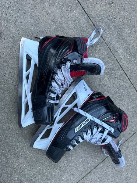 Senior Bauer Vapor 1X Hockey Goalie Skates Regular Width Size 8