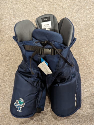 Pro Stock Vancouver Canucks Reverse Retro Hockey Pants Bauer Nexus Size L and Canucks Soakers