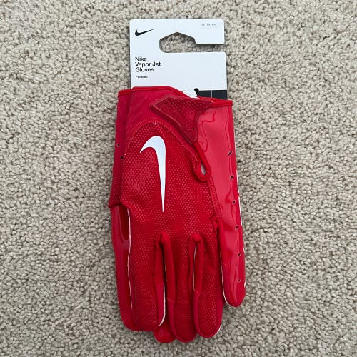 Nike Vapor Jet 7.0 Red/White Football Gloves Size XL