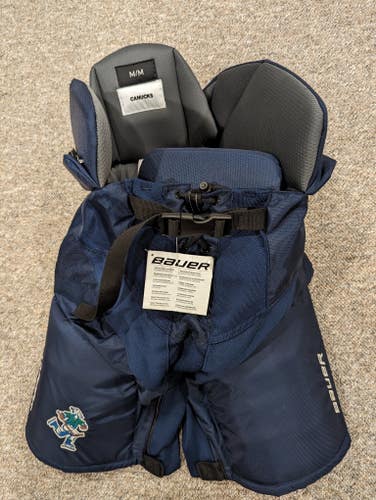 Pro Stock Vancouver Canucks Reverse Retro Hockey Pants Bauer Nexus Size M *NEW*