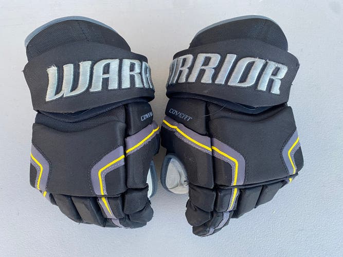 Warrior Covert QRE Pro Stock Hockey Gloves 14" Black 5197