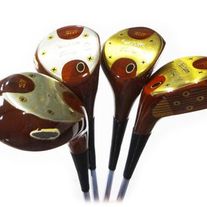 Macgregor Tourney Vintage Wooden Combo Wood Set Steel True Temper TT Lite Stiff